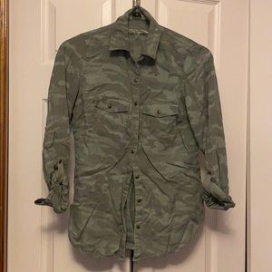 Camo Button Up